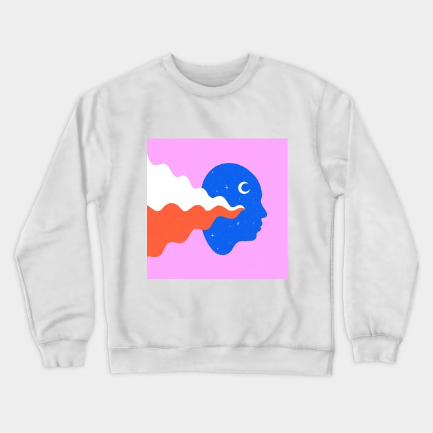 Weird Feelings Crewneck Sweatshirt by Emily Lynn Perelman